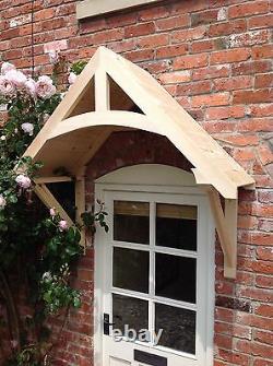 Timber Front Door Canopy Porch, CROSSMEREHand made Shropshire awning canopies
