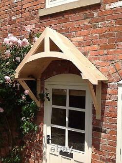 Timber Front Door Canopy Porch, CROSSMEREHand made Shropshire awning canopies