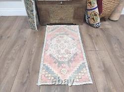 Turkish Rug, Vintage Rug, Handmade Rug, Small Area Rug, Front Door Rug, Wool Rug