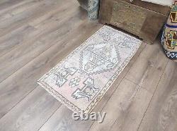 Turkish Rug, Vintage Rug, Handmade Rug, Small Area Rug, Front Door Rug, Wool Rug