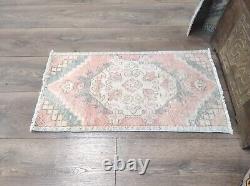 Turkish Rug, Vintage Rug, Handmade Rug, Small Area Rug, Front Door Rug, Wool Rug