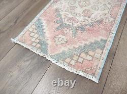 Turkish Rug, Vintage Rug, Handmade Rug, Small Area Rug, Front Door Rug, Wool Rug