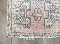 Turkish Rug, Vintage Rug, Handmade Rug, Small Area Rug, Front Door Rug, Wool Rug