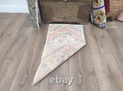 Turkish Rug, Vintage Rug, Handmade Rug, Small Area Rug, Front Door Rug, Wool Rug