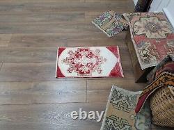 Turkish Rug, Vintage Rug, Wool Rug, Bedroom Rug, Front Door Rug, Handmade Rug