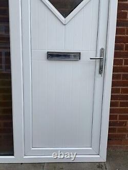 UPVC DOUBLE GLAZED FRONT DOOR WITH SIDE PANEL 142cm WIDE 213cm HIGH Can Deliver