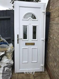 Upvc Door Front White 900 2050 Garage Shed Porch Kitchen New