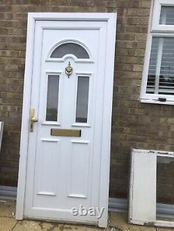 Upvc Door Front White Garage Shed Porch Kitchen New 870 885 2070 2100