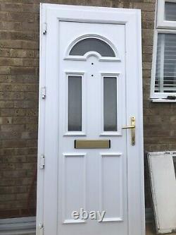 Upvc Door Front White Garage Shed Porch Kitchen New 870 885 2070 2100