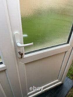 Upvc Pvcu Front Entrance Door White Sidelight External Low Threshold