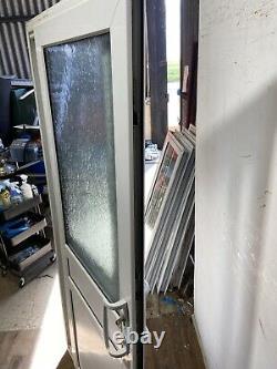 Upvc Pvcu Sliding Patio-front-porch-doors-external-exterior-half Panel-white-pvc