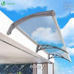 VOUNOT Front Door Canopy Outdoor Awning, Rain Shelter for Back Door, Porch