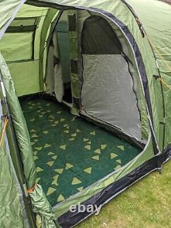 Vango Icarus 500 with front porch/canopy, footprint, carpet, tent pegs & mallet