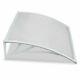 White/Black Door Canopy Awning Shelter Front Back Porch Outdoor Shade Patio Roof