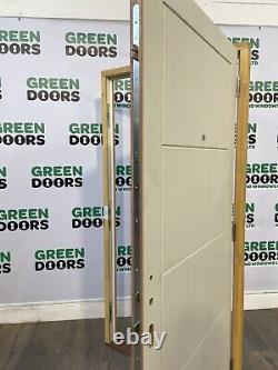 Wooden Front Fire Door Fd30 Rated Resistant Back Timber Exterior External New
