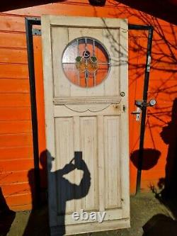 Wooden front door
