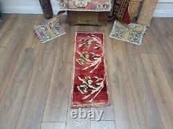 Wool Rug, Handmade Rug, Turkish Rug, Front Door Rug, Small Area Rug, Vintage Rug