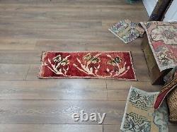 Wool Rug, Handmade Rug, Turkish Rug, Front Door Rug, Small Area Rug, Vintage Rug