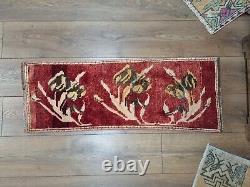 Wool Rug, Handmade Rug, Turkish Rug, Front Door Rug, Small Area Rug, Vintage Rug