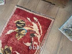 Wool Rug, Handmade Rug, Turkish Rug, Front Door Rug, Small Area Rug, Vintage Rug