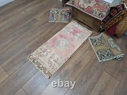 Wool Rug, Turkish Rug, Front Door Rug, Small Area Rug, Vintage Rug, Bedroom Rug