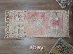 Wool Rug, Turkish Rug, Front Door Rug, Small Area Rug, Vintage Rug, Bedroom Rug