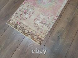 Wool Rug, Turkish Rug, Front Door Rug, Small Area Rug, Vintage Rug, Bedroom Rug