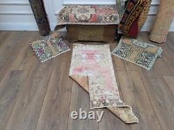 Wool Rug, Turkish Rug, Front Door Rug, Small Area Rug, Vintage Rug, Bedroom Rug