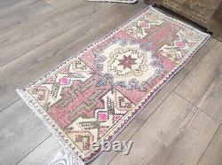 Wool Rug, Turkish Rug, Handmade Rug, Kitchen Rug, Front Door Rug, Vintage Rug