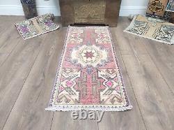 Wool Rug, Turkish Rug, Handmade Rug, Kitchen Rug, Front Door Rug, Vintage Rug