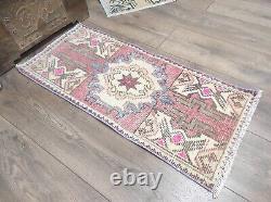 Wool Rug, Turkish Rug, Handmade Rug, Kitchen Rug, Front Door Rug, Vintage Rug