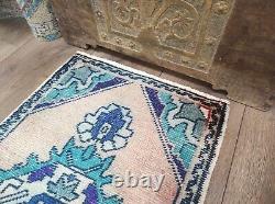 Wool Rug, Turkish Rug, Handmade Rug, Vintage Rug, Front Door Rug, Small Ares Rug