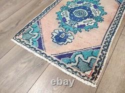 Wool Rug, Turkish Rug, Handmade Rug, Vintage Rug, Front Door Rug, Small Ares Rug