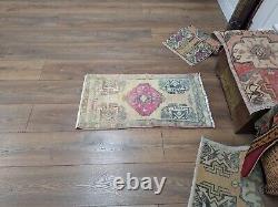 Wool Rug, Turkish Rug, Vintage Rug, Front Door Rug, Entryway Rug, Small Rug