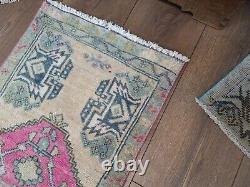 Wool Rug, Turkish Rug, Vintage Rug, Front Door Rug, Entryway Rug, Small Rug