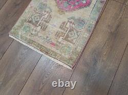 Wool Rug, Turkish Rug, Vintage Rug, Front Door Rug, Entryway Rug, Small Rug