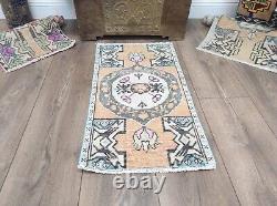 Wool Rug, Turkish Rug, Vintage Rug, Front Door Rug, Living Room Rug, Small Rug