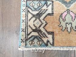 Wool Rug, Turkish Rug, Vintage Rug, Front Door Rug, Living Room Rug, Small Rug