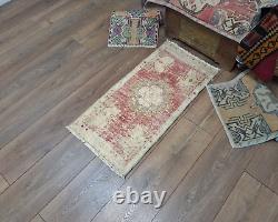 Wool Rug, Turkish Rug, Vintage Rug, Handmade Rug, Front Door Rug, Small Area Rug