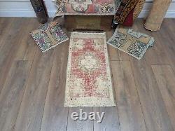 Wool Rug, Turkish Rug, Vintage Rug, Handmade Rug, Front Door Rug, Small Area Rug