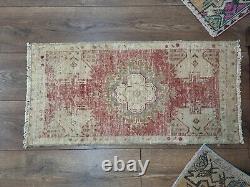 Wool Rug, Turkish Rug, Vintage Rug, Handmade Rug, Front Door Rug, Small Area Rug