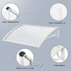 Yaheetech Front Door Canopy, Door Porch Canopy, Rain Cover Awning Shelter Roof