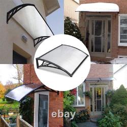 Yaheetech Front Door Canopy Outdoor Awning, Window Garden Canopy Patio Porch 120